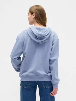 Női pulóver GAP LOGO HOODIE PULLOVER 463506-95 ELIT KÉK