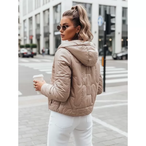  Női kabát DSTREET TY3715 KARAMELLA 