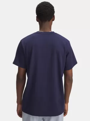 Férfi póló UNDER ARMOUR UA M LOGO EMB HEAVYWEIGHT SS 1373997-411 KÉK