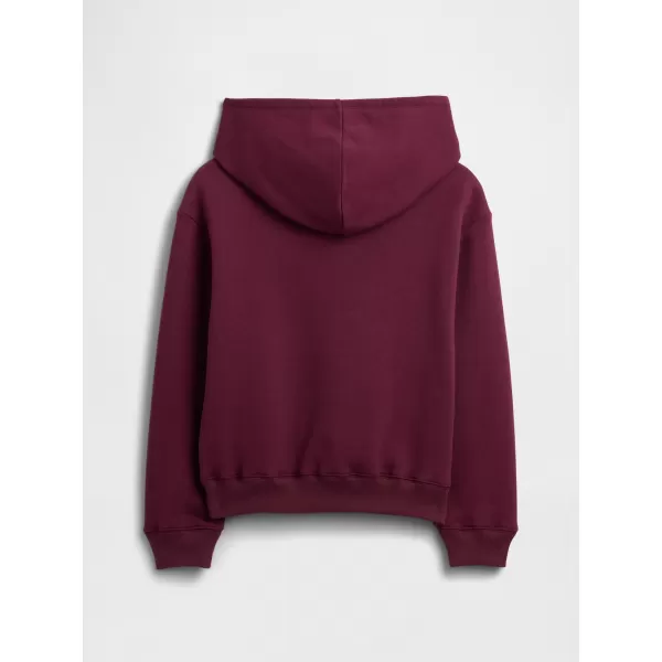  Gyermek pulóver GAP LOGO HOODIE PULLOVER 839160-00 BORDÓ LUREX 