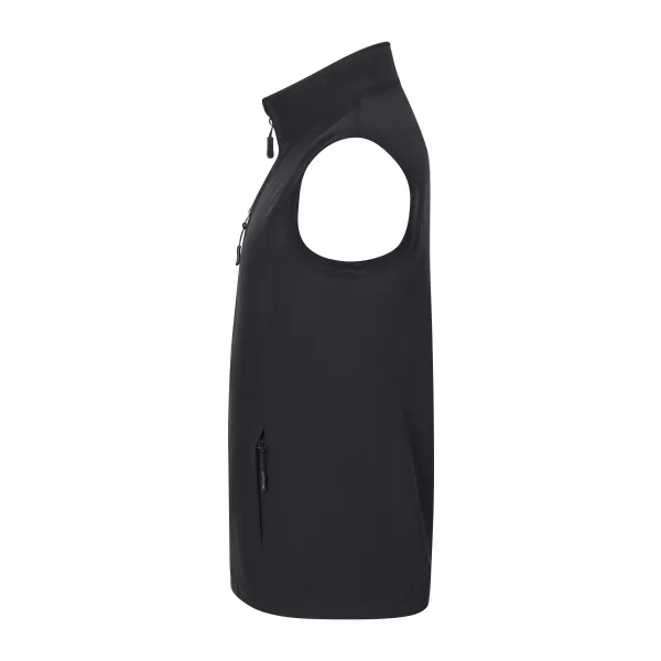  Férfi softshell mellény ALTISPORT NoPrint NP/ALM865 ÉBENFA SZÜRKE 