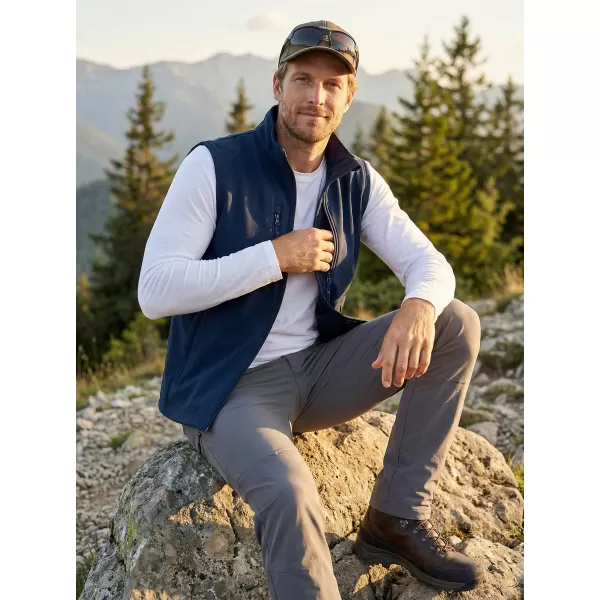  Férfi softshell mellény ALTISPORT NoPrint NP/ALM865 SÖTÉTKÉK 
