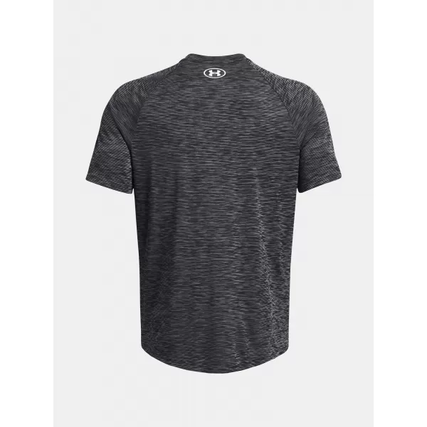  Férfi póló UNDER ARMOUR TECH TEXTURED SS 1382796-001 FEKETE 