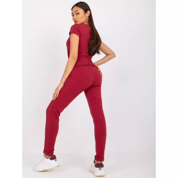  Női melegítőnadrág BASIC FEEL GOOD RV-DR-3589.06X BURGUNDIA 