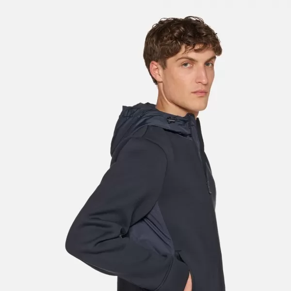  Férfi pulóver GEOX SWEATER G012321 SÖTÉTKÉK 