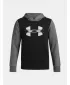 Fiú pulóver UNDER ARMOUR UA RIVAL FLC CBLCK GRPHC HD 6004994-001 FEKETE
