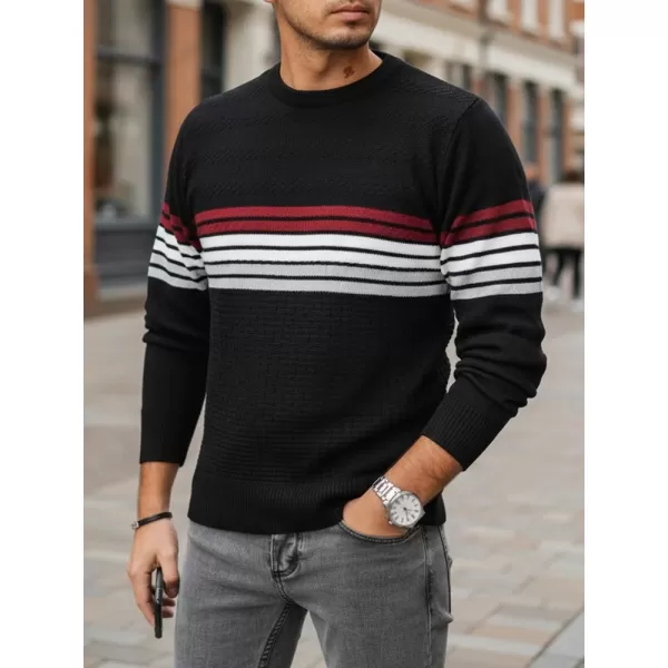  Férfi pulóver DSTREET WX2322 FEKETE 