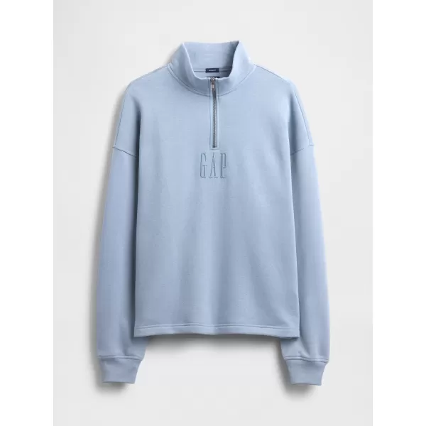  Pulóver GAP CORP LOGO HALF ZIP 873446-01 NAPOS SZÜRKE 