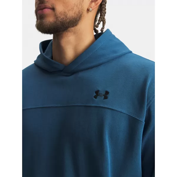  Férfi pulóver UNDER ARMOUR UA RIVAL LW HOODIE 6012335-498 KÉK 