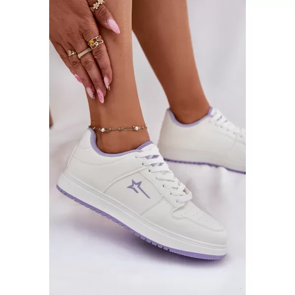 Női tornacipő BIG STAR RR274A245 FEHÉR/LILA Big Star Shoes 
