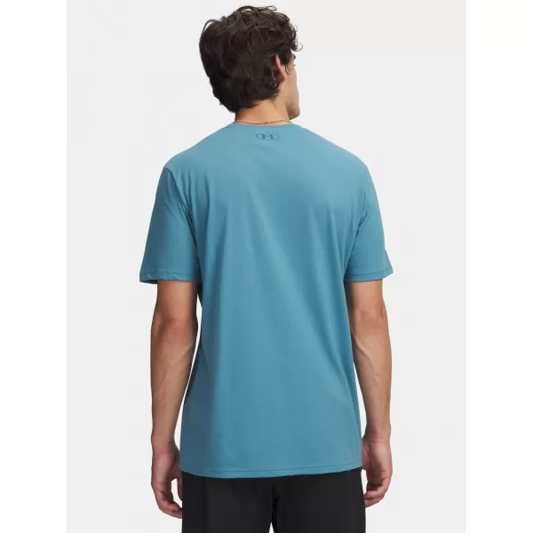 Férfi póló UNDER ARMOUR UA M WM LOCKER TAG SS 6012778-466 KÉK 