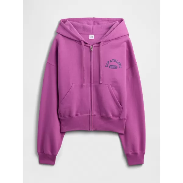  Női pulóver GAP LOGO HOODIE ZIP 823753-00 CATTLEYA ORCHIDEA 