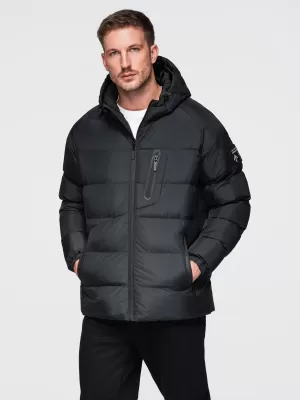 Férfi dzseki OMBRE OM-JAHP-0302 FEKETE