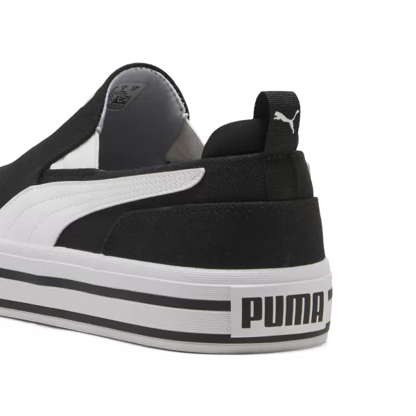  Csizma PUMA COURT CLASSIC VULC SLIPON 400216_02 PUMA FEKETE/PUMA FEHÉR 