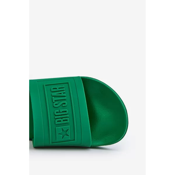  Férfi papucsok BIG STAR NN174650 GREEN Big Star cipők 