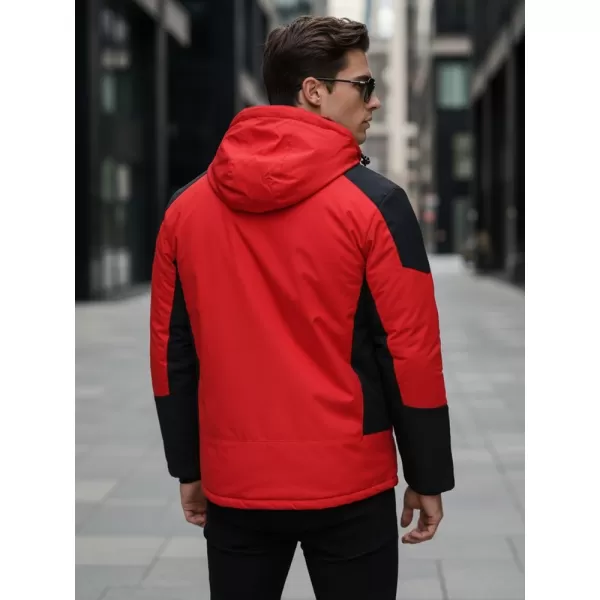  Férfi dzseki DSTREET TX5121 PIROS 