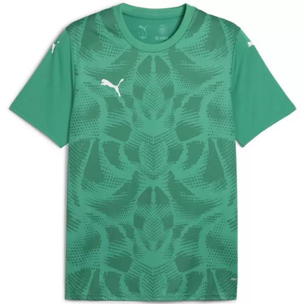  Férfi funkcionális póló PUMA TEAMULTIMATE JERSEY 706280-05 SPORT GREEN/ SPORT ZÖLD/PUMA FEHÉR 
