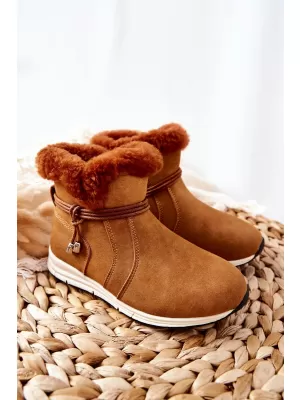 Gyermek hócsizma BIG STAR BB374058BS CAMEL Big Star Shoes