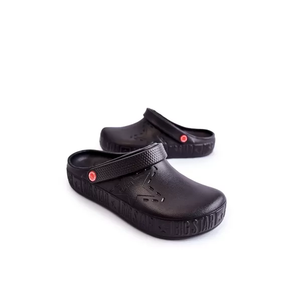  Férfi papucs BIG STAR II175001 BLACK Big Star Shoes 