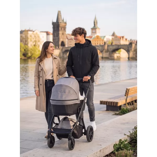  Férfi softshell kabát ALTISPORT NoPrint NP/ALM845 ÉBENFA SZÜRKE 