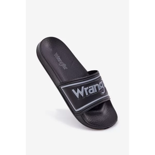  Férfi papucs WRANGLER AVERELL 20251042.25Y FEKETE 