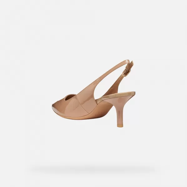  Női pumpák GEOX KLEOPY G013173 VILÁGOSBARNA 