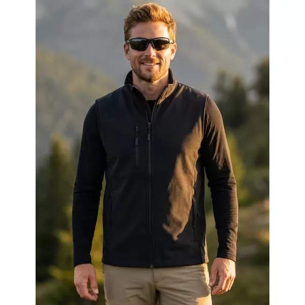  Férfi softshell mellény ALTISPORT NoPrint NP/ALM865 ÉBENFA SZÜRKE 
