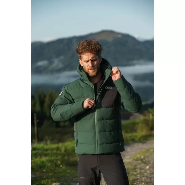  Férfi téli kabát NORDBLANC BRAMBLE NBWJM8258 SÖTÉTZÖLD 