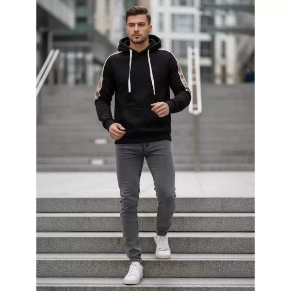  Férfi pulóver DSTREET BX5941 FEKETE 