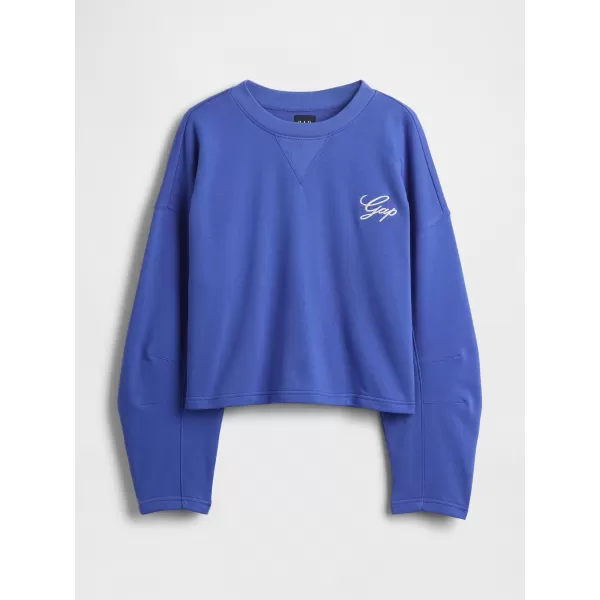  Női pulóver GAP LOGO HORSESHOE SWEATSHIRT 767368-02 VAKÍTÓ KÉK 