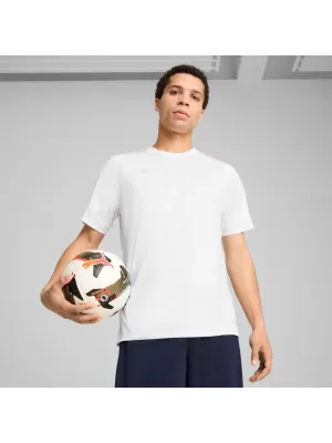 Férfi funkcionális póló PUMA TEAMCUP TRAINING JERSEY 659167-04 PUMA FEHÉR/PUMA EZÜST