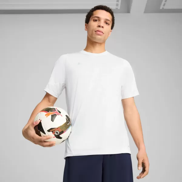  Férfi funkcionális póló PUMA TEAMCUP TRAINING JERSEY 659167-04 PUMA FEHÉR/PUMA EZÜST 