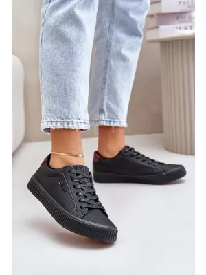 Női tornacipő BIG STAR OO274A462 BLACK Big Star Shoes