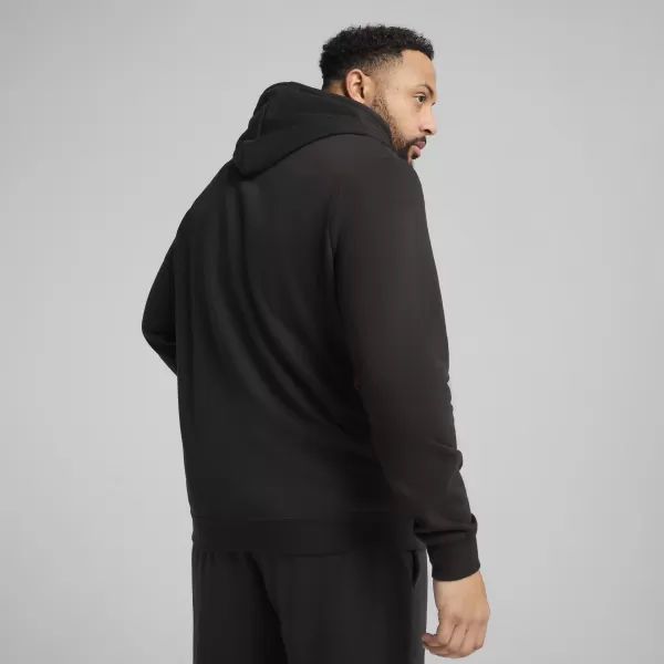  Férfi pulóver PUMA ESS SMALL NO. 1 LOGO HOODIE 682574-01 PUMA FEKETE 