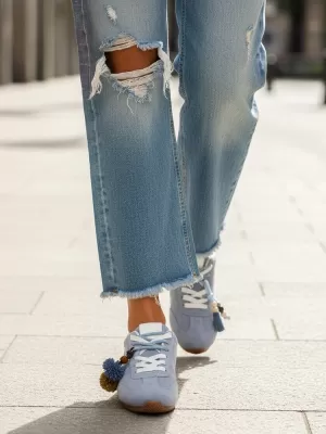 Női cipők DSTREET ZY1412 KÉK