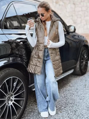 Női mellény DSTREET TY5258 ARANYSÁRGA