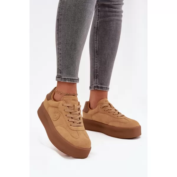  Női tornacipő BIG STAR SS274762 BARNA/BEGE Big Star Shoes 