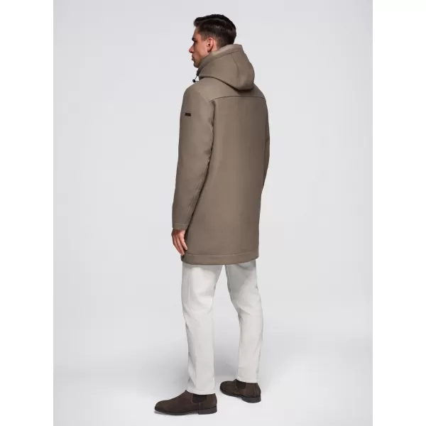  Férfi kabát OMBRE OM-COWC-0132 KHAKI 