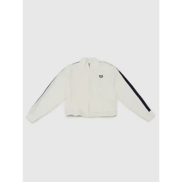  Női kabát GAP LOGO FULLZIP JACKET 732240-03 ÚJ TÖRTFEHÉR 