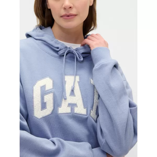  Női pulóver GAP LOGO HOODIE PULLOVER 463506-95 ELIT KÉK 