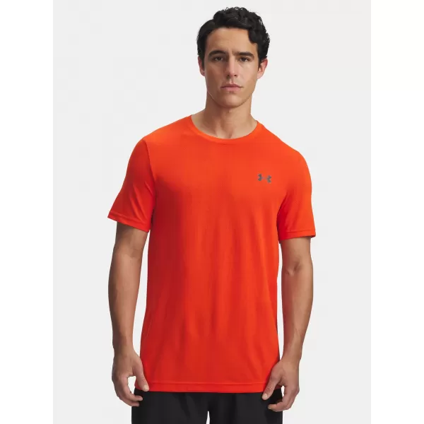  Férfi póló UNDER ARMOUR VANISH SEAMLESS NOVELTY SS 1388129-844 NARANCS 
