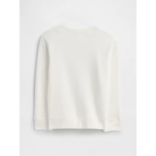  Gyermek pulóver GAP LOGO SWEATSHIRT 770622-03 ÚJ TÖRTFEHÉR 