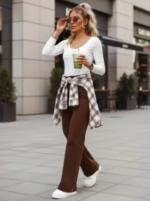 Női nadrág DSTREET UY2877 BARNA