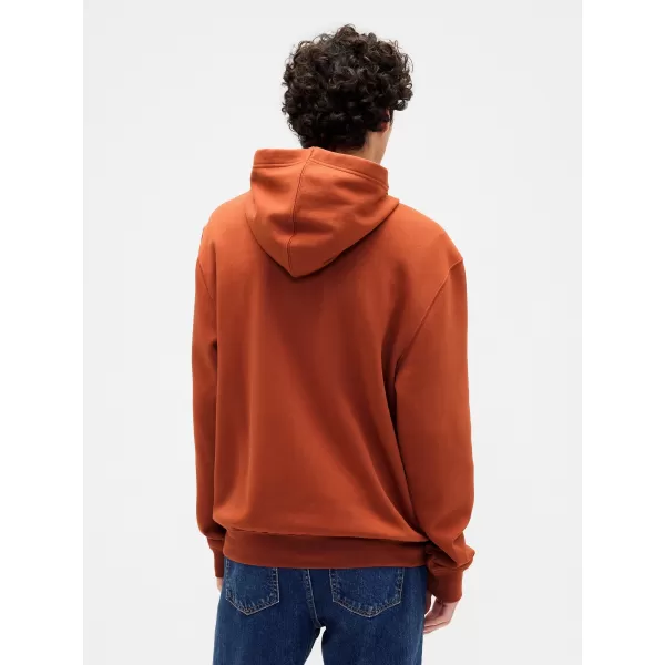  Férfi pulóver GAP LOGO HOODIE ZIP 674144-26 RÉZFŰSZER 