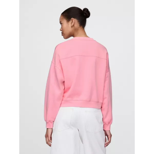  Női pulóver GAP LOGO SWEATSHIRT 548299-20 RÓZSASZÍN LEHET 