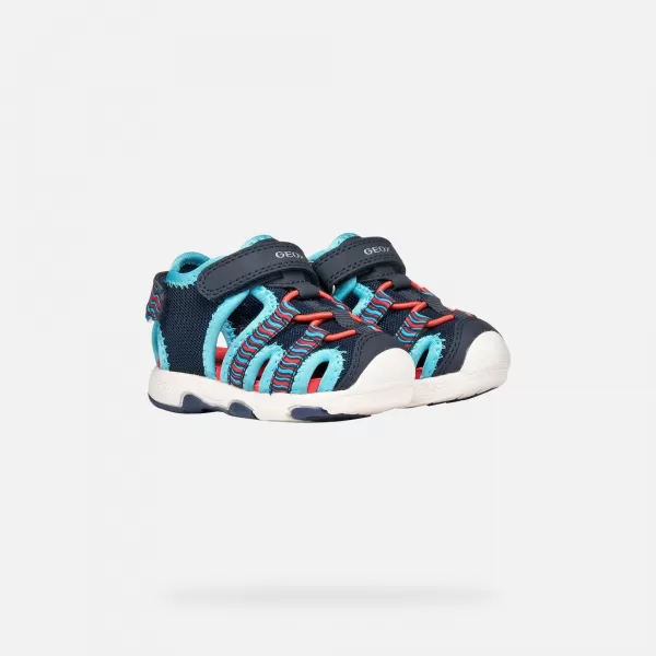  Fiú szandál GEOX SANDAL MULTY B650FA0CE14CF44D KÉK 