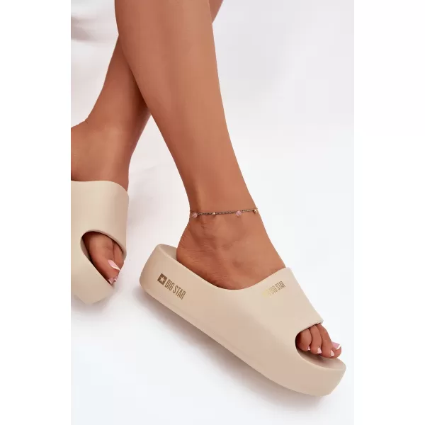  Női papucs BIG STAR SS274722 BÉZS Big Star Shoes 