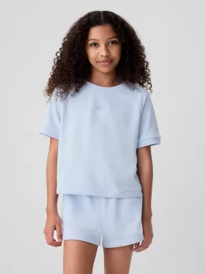 Gyermek póló GAP RAGLAN PULLOVER 427789-01 KÉTPARTI KÉK