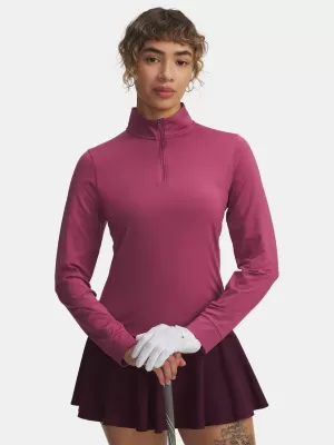 Női póló UNDER ARMOUR UA DRIVE 1/4 ZIP 6003797-659 PIROS
