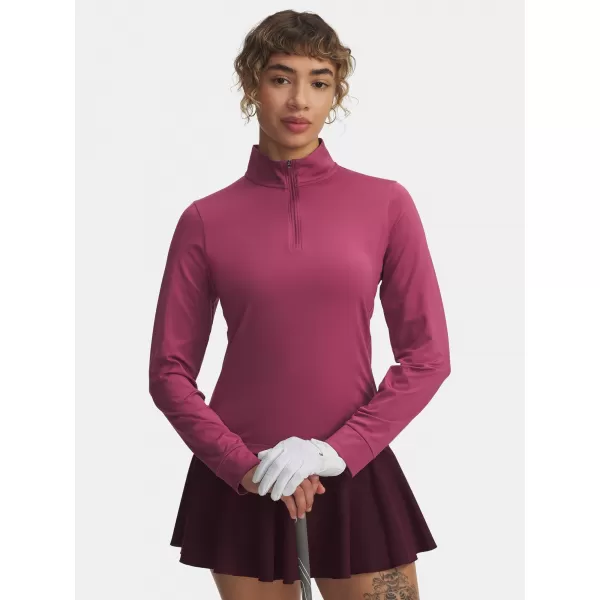  Női póló UNDER ARMOUR UA DRIVE 1/4 ZIP 6003797-659 PIROS 